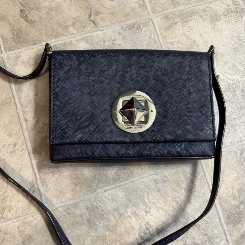 Navy Kate Spade Crossbody
